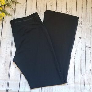 Black trousers with silk sides